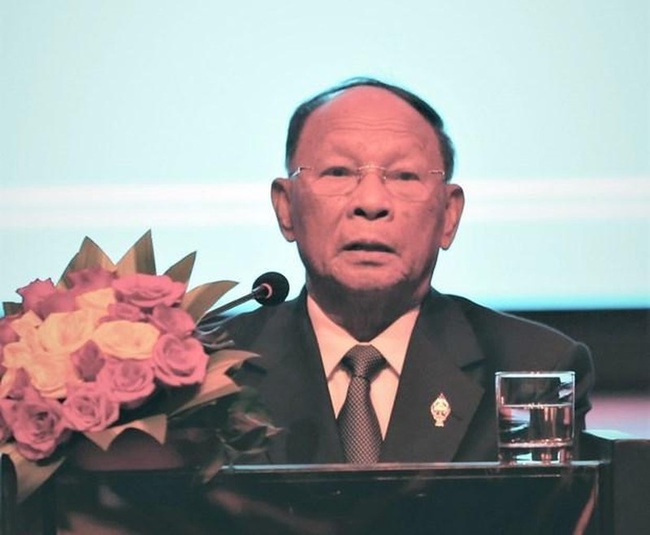 President of the Cambodian NA speaks at a ceremony marking the 77th anniversary of Vietnam's National Day in Phnom Penh (Photo: VNA)