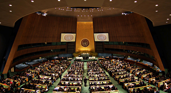 A meeting of the 77th UN General Assembly (Source: UN)