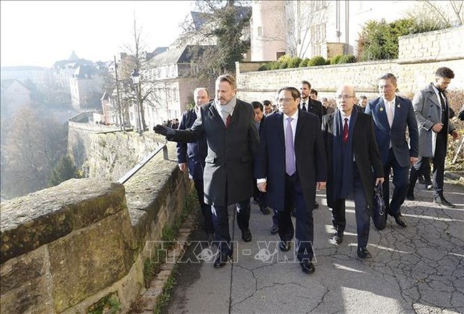 PM Pham Minh Chinh visits Luxembourg (Photo: VNA)
