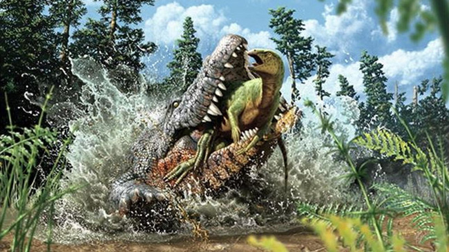 Khám phá thế giới khủng long và cá sấu có niên đại lên đến 95 triệu năm trước. Điều gì sẽ xảy ra nếu chúng ta lại được sống trong thế giới đó? Chắc chắn sẽ rất thú vị. Hãy đến và xem những bức tranh tuyệt đẹp về thế giới khủng long và cá sấu cổ đại này, bạn sẽ không thể bỏ qua những bức tranh đầy màu sắc và sống động.