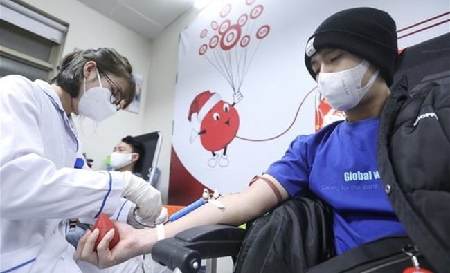 15th “Red Spring” festival collects 8,600 blood units (Photo: VNA)