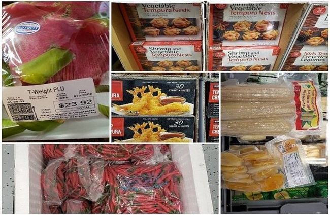 Vietnamese products on the shelves of a Canadian supermarket. (Photo: moit.gov.vn)