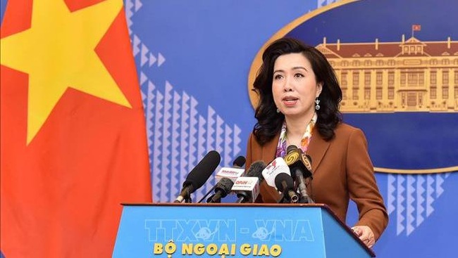 Spokesperson of the Foreign Ministry Le Thi Thu Hang (Photo: VNA)