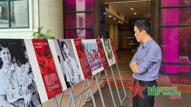 A photo exhibition on well-known Vietnamese female athletes is underway at Hanoi’s Vietnamese Women’s Museum to welcome the ongoing 31st Southeast Asian Games. (Photo: qdnd.vn)