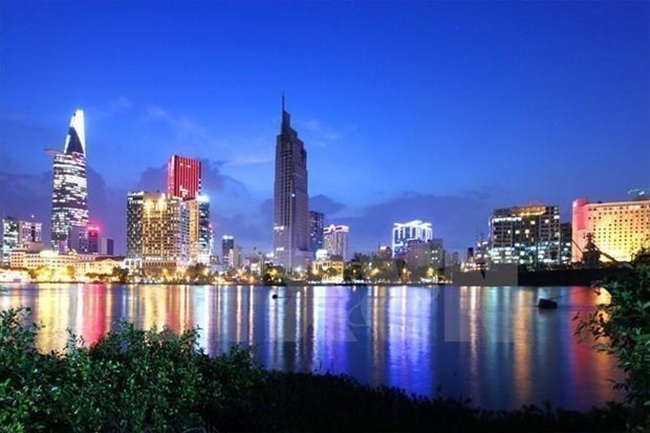 The Ho Chi Minh City skyline (Photo: VNA)