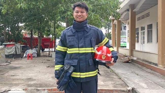 Firefighter Ngo Thai Hieu