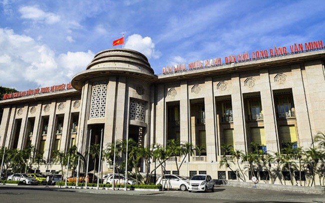 The headquarters of the State Bank of Vietnam in Hanoi