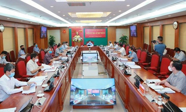 At the third meeting of the Party Central Committee's Inspection Commission (Photo: VNA)