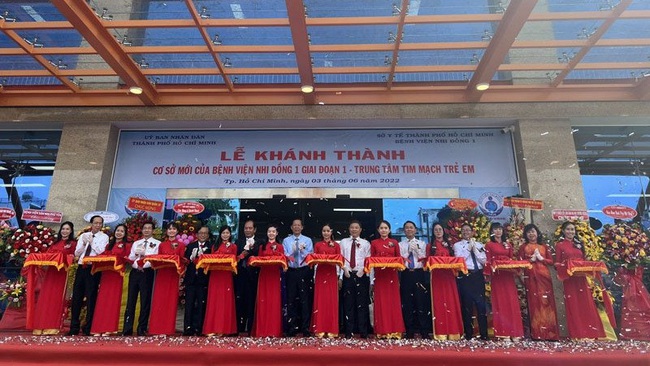 The inauguration of the paediatric cardiology centre at Ho Chi Minh City Hospital No.1.