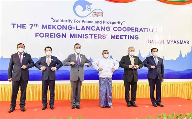 MLC Foreign Ministers at the meeting (Photo: VNA)
