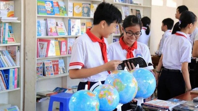 Extracurricular lessons at Nguyen An Ninh Secondary School, Vung Tau city, Ba Ria - Vung Tau province. (Photo: nhandan.vn)