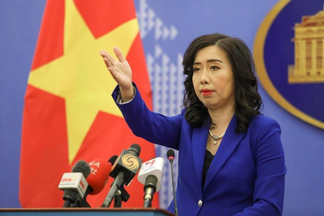 Foreign Ministry spokeswoman Le Thi Thu Hang. (Photo: VNA)