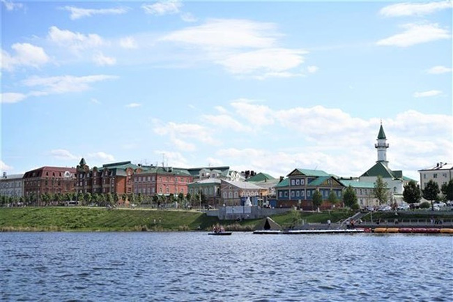 A corner of Russia's Kazan city where the Games is taking place (Photo: VNA)