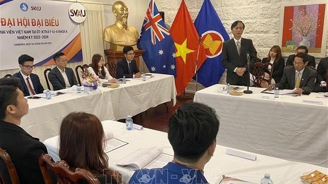 Vietnamese Students in Australia (SVAU) convenes its second congress in Canberra on August 6. (Photo: VNA)