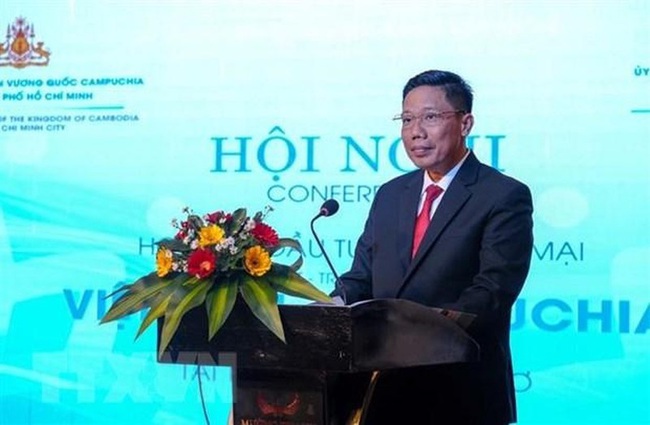 Vice Chairman of the municipal People’s Committee Nguyen Thuc Hien speaks at the event (Photo: VNA)
