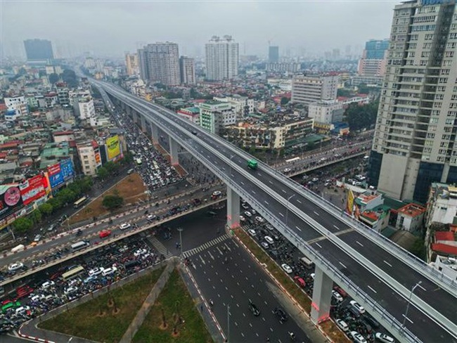 Elevated Ring Road No.2 opened to traffic (Photo: VNA)