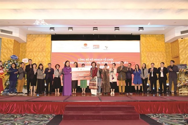 The announcement ceremony of the Da Nang Asian Film Festival (DANAFF). The event aims to encourage new Vietnamese and Asian cinema talents and introduce new, high-value works to the public. (Photo courtesy of DANAFF organisers)