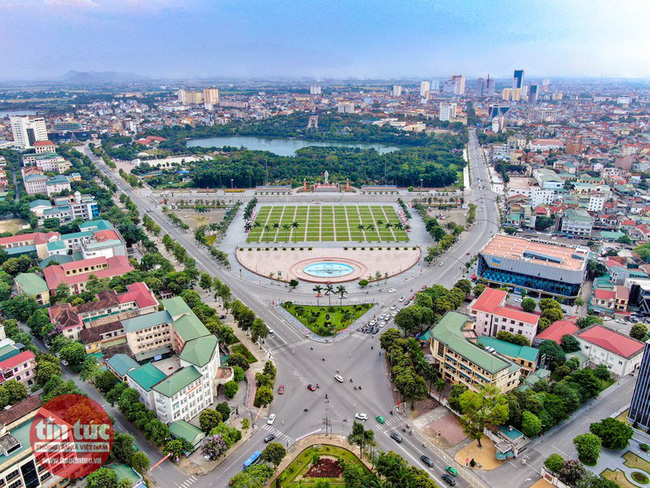 An aerial view of Vinh city (Photo: baotintuc.vn)
