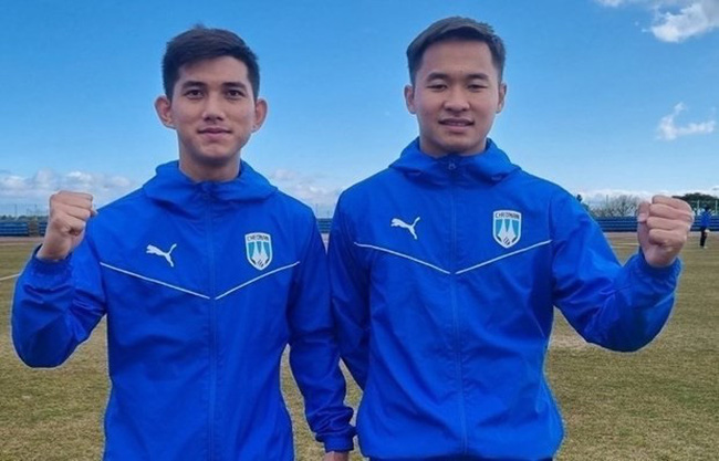 Vu Minh Hieu (R) and Nguyen Canh Anh (Photo: Naver Sports)