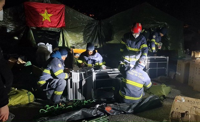 Vietnamese police on duty in Turkey (Photo courtesy of the delegation)