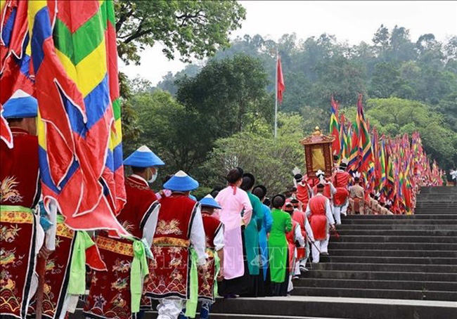 A view of the Hung Kings Temple Festival in Phu Tho (File photo: VNA)