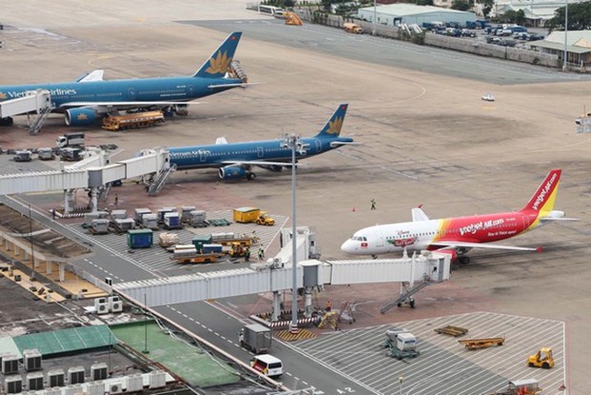 A view of Noi Bai International Airport in Hanoi. (Photo chinhphu.vn)