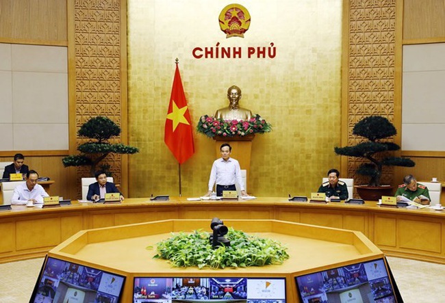 Deputy Prime Minister Tran Luu Quang addresses the meeting (Photo: VNA)