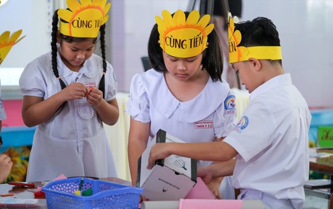 Can Tho city's students in a STEM class. (Photo: cantho.edu.vn)