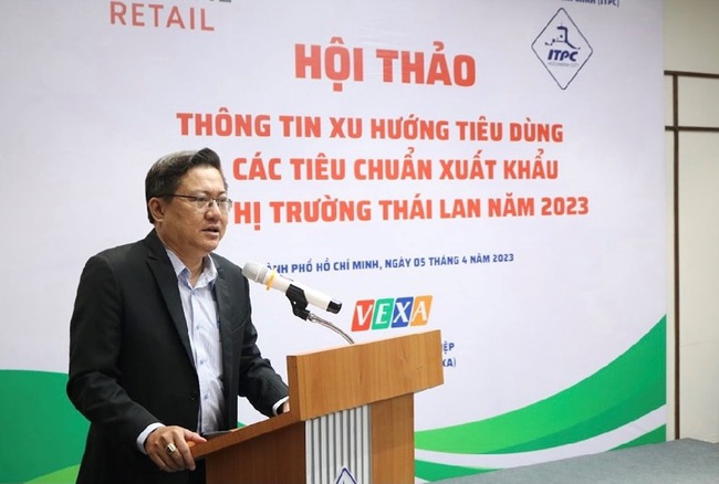 ITPC Deputy Director Nguyen Tuan speaking at the event (Photo: Chi Mai)