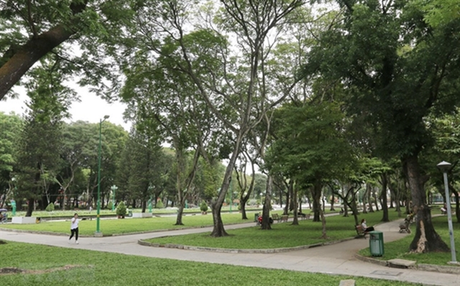 HCM City plans to have more green space by building more public parks. (Photo: VNA)