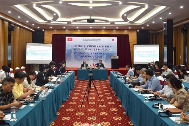 At the 2023 Vietnam-Japan Ocean Dialogue. (Photo: VNA)