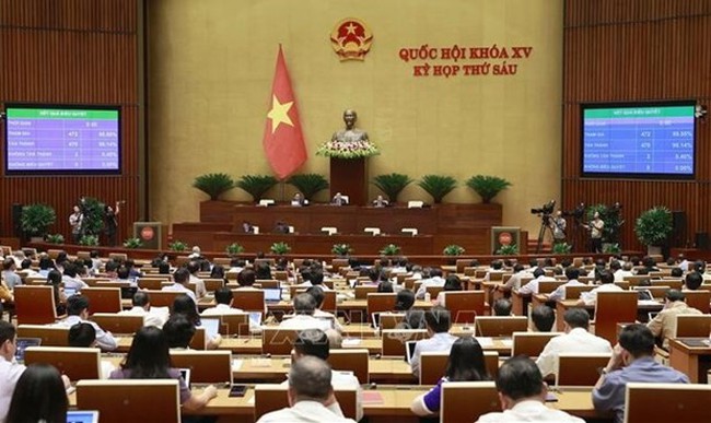 The 15th National Assembly holds the vote of confidence on 44 officials on October 25. (Photo: VNA)