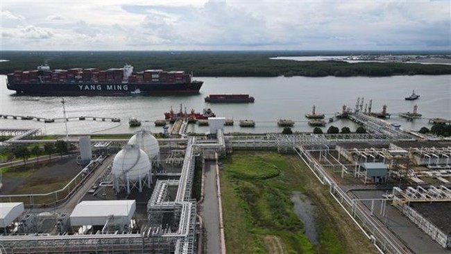 A view of Thi Vai LNG terminal in Ba Ria - Vung Tau province (Photo: VNA)