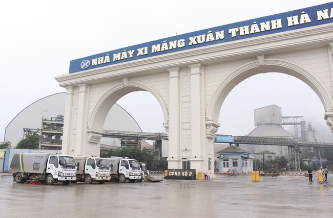 The manufacturing plant of Xuan Thanh Cement. (Photo: DDDN)