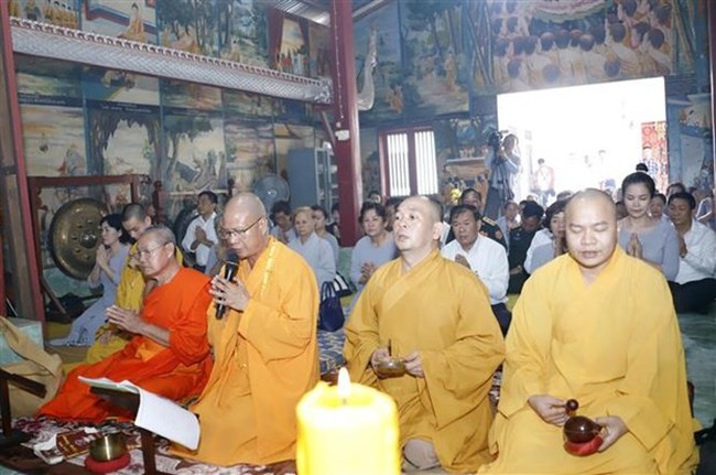 The requiem for Vietnamese martyrs in Laos on July 20. (Photo: VNA)