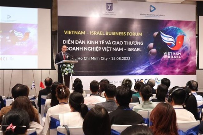 The Vietnam-Israel business and trade forum held in Ho Chi Minh City on August 15. (Photo: VNA)