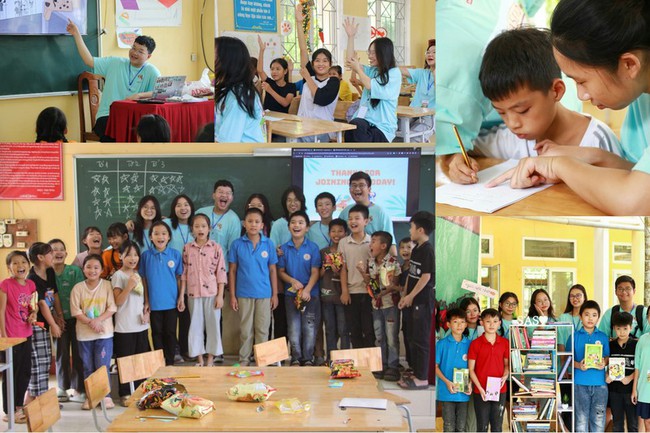 Dynamic teaching activities between the Club’s members and students of the designated school of Binh Thanh in Hoa Binh province.