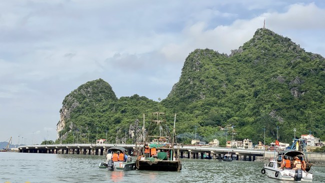 Ha Long authorities re-arrange docking areas for water vehicles (Photo: baoquangninh.vn)