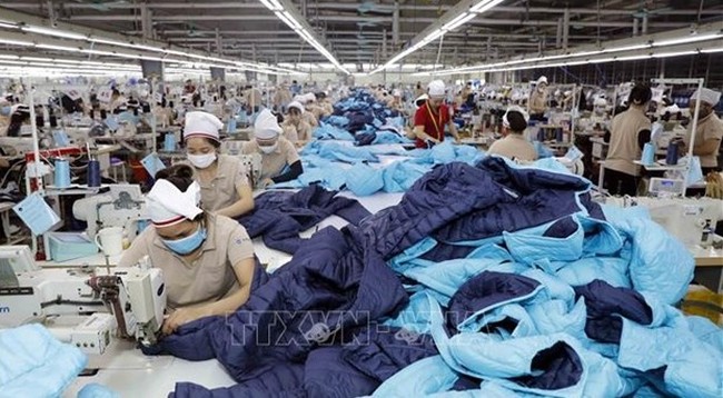 The factory of the Tinh Loi Garment Company in Hai Duong province. (Photo: VNA)
