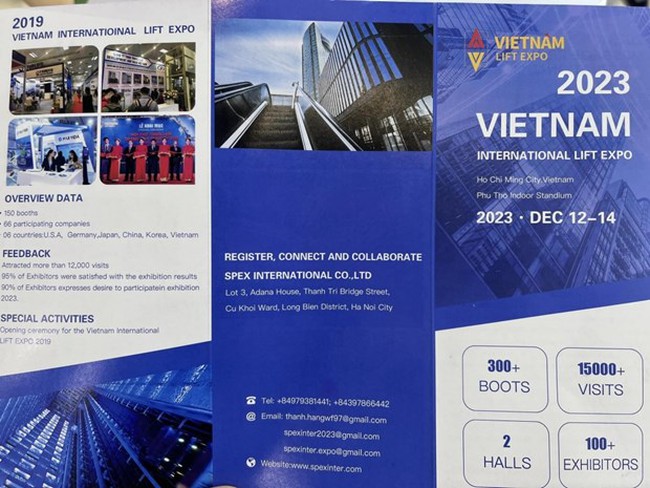 The Vietnam International Lift Expo 2023 opens in Ho Chi Minh City on December 12