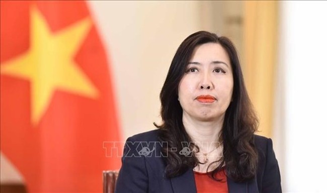 Deputy Minister of Foreign Affairs Le Thi Thu Hang. (Photo: VNA)