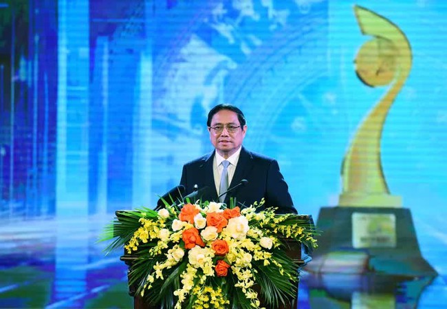 PM Pham Minh Chinh speaking at the ceremony. (Photo: NDO)
