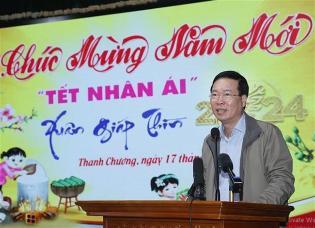 Deputy Prime Minister Tran Hong Ha speaking at the event. (Photo: NDO)