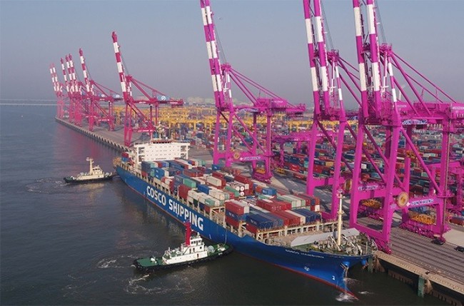 Weekly container service connects RoK port with Vietnam (Photo: The Korea Herald)