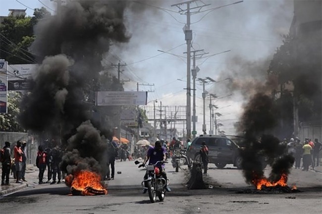 Violence spreads in Haiti's capital Port-au-Prince on March 7 (Photo: Reuters)