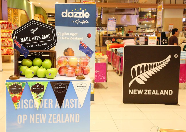 New Zealand ‘Made with Care’ product placement at Aeon Mall