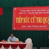 State President Sang meets with Ho Chi Minh City voters