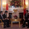 Party chief meets with Japanese senior officials