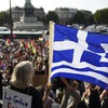 Paris protesters urge Greeks to say 'no' to austerity
