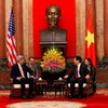 President Truong Tan Sang receives the US Secretary of State